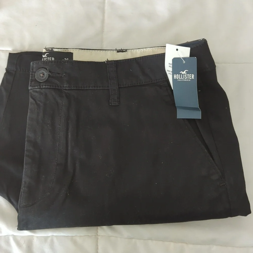 Hollister Beach Prep 7 inch Shorts Black 36